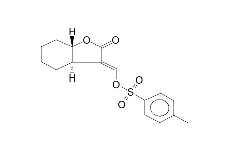 (E)-3-(TOSYLOXYMETHYLENE)-TRANS-HEXAHYDRO-2(3H)-BENZOFURANONE