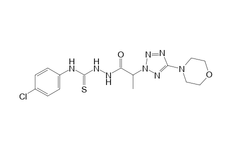 4-(p-chlorophenyl)-1-[2-(5-morpholino-2H-tetrazol-2-yl)propionyl]-3-thiosemicarbazide