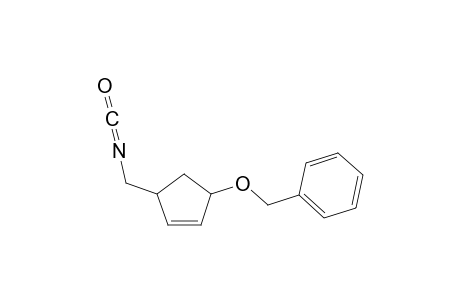 (+-)-(4-Benzyloxycyclopent-2-enyl)methylisocyanate