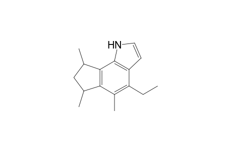 4-Ethyl-5,6,8-trimethyl-1,6,7,8-tetrahydrocyclopenta[g]indole