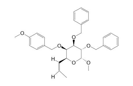 METHYL-(Z)-2,3-DI-O-BENZYL-6,7,8-TRIDEOXY-4-O-(4-METHOXYBENZYL)-ALPHA-D-GALACTO-OCT-6-ENOSIDE