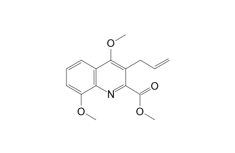 4,8-Dimethoxy-3-allyl-2-methoxycarbonyl-quinoline