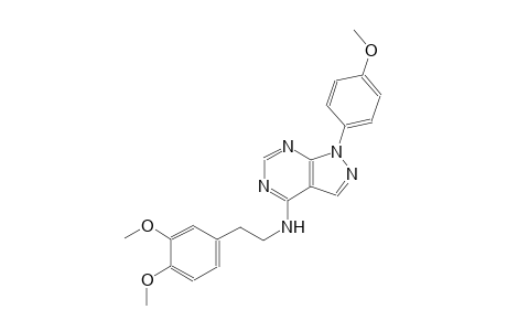 1H-pyrazolo[3,4-d]pyrimidin-4-amine, N-[2-(3,4-dimethoxyphenyl)ethyl]-1-(4-methoxyphenyl)-