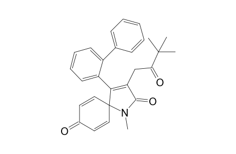 4-([1,1'-biphenyl]-2-yl)-3-(3,3-dimethyl-2-oxobutyl)-1-methyl-1-azaspiro[4.5]deca-3,6,9-triene-2,8-dione