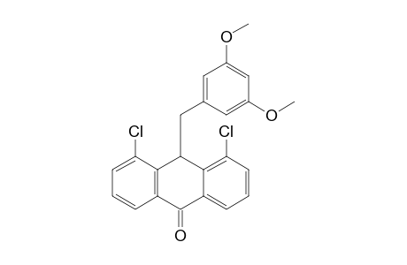 4,5-Dichloro-10-(3,5-dimethoxybenzyl)-10H-anthracen-9-one