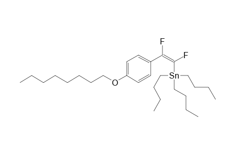 [(E)-1,2-Difluoro-2-(4-octyloxyphenyl)vinyl]tributylstannane