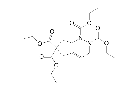 Tetraethyl 1,2,2a,7-tetrahydrocyclopenta[c]pyridazin-1,2,6,6-tetracarboxylate