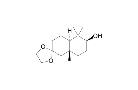 (4a'R,6'S,8a'R)-(-)-5',5',8a'-Trimethyloctahydrospiro[1,3-dioxolane-2,2'-(1'H)-naphthalen]-6'-ol