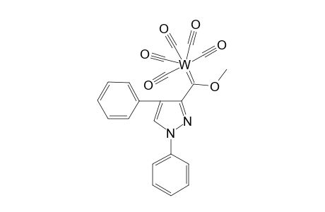 Pentacarbonyl[(methoxy)(1,4-diphenylpyrazolyl)carbene]tungstene