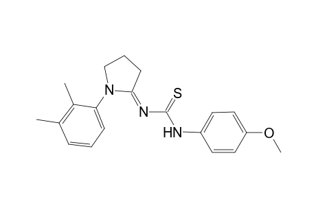 1-[1-(2,3-Dimethyl-phenyl)-pyrrolidin-2-ylidene]-3-(4-methoxy-phenyl)-thiourea
