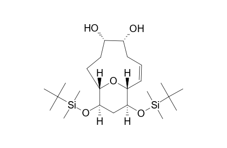 (1S*,4S*,5R*,7Z,9R*,10S*,12R*)-10,12-Bis[(tert-butyldimethylsiloxy)-13-oxabicyclo[7.3.1]tridec-7-ene-4,5-diol