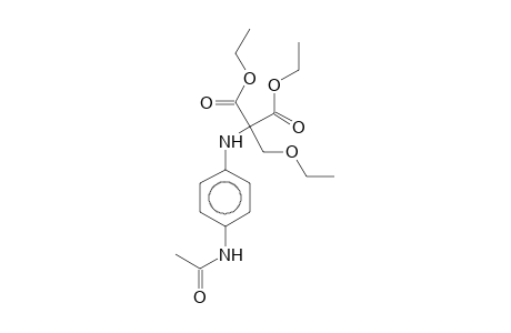 Diethyl 2-(4-acetamidoanilino)-2-(ethoxymethyl)malonate