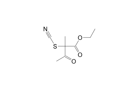 2-Methyl-3-oxo-2-thiocyanatobutanoic acid ethyl ester