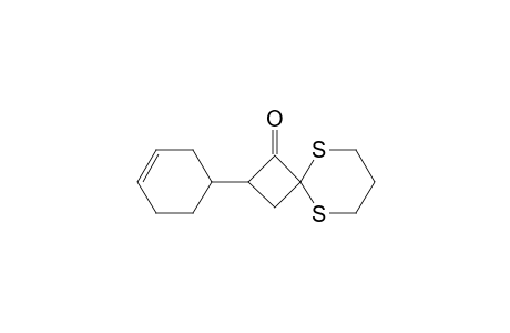 5,9-Dithiaspiro[3.5]nonan-1-one, 2-(2-cyclohexen-1-yl)-