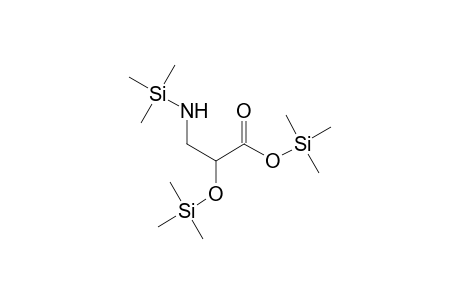 3-(trimethylsilylamino)-2-trimethylsilyloxy-propionic acid trimethylsilyl ester