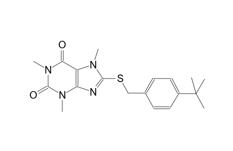 1H-purine-2,6-dione, 8-[[[4-(1,1-dimethylethyl)phenyl]methyl]thio]-3,7-dihydro-1,3,7-trimethyl-