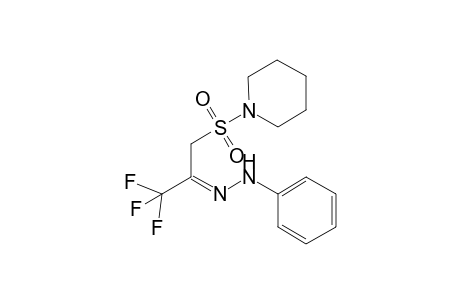 N-(2-Phenylhydrazono-3,3,3-trifluoropropyl)sulfonylpiperidine
