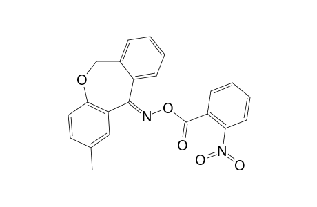 2-METHYL-DIBENZO-[B,E]-OXEPIN-11(6H)-ONE-O-(2-NITRO-BENZOYL)-OXIME;MAJOR-ISOMER