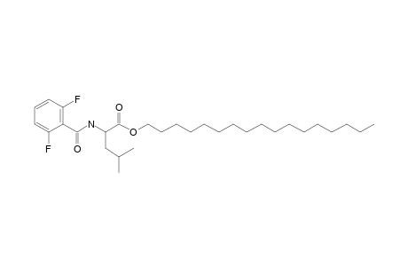 L-Leucine, N-(2,6-difluorobenzoyl)-, heptadecyl ester