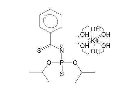 N-(DIISOPROPOXYTHIOPHOSPHORYL)THIOBENZAMIDE, POTASSIUM SALT, 18-CROWN-6 COMPLEX