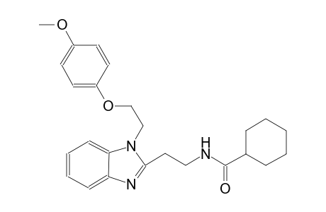 cyclohexanecarboxamide, N-[2-[1-[2-(4-methoxyphenoxy)ethyl]-1H-benzimidazol-2-yl]ethyl]-