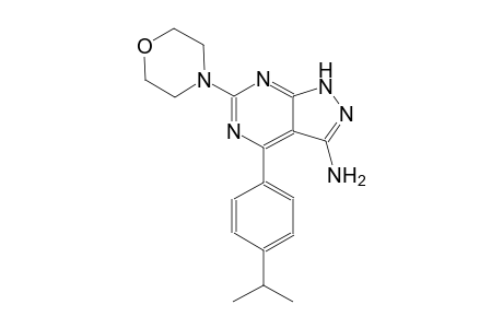 4-(4-isopropylphenyl)-6-(4-morpholinyl)-1H-pyrazolo[3,4-d]pyrimidin-3-amine
