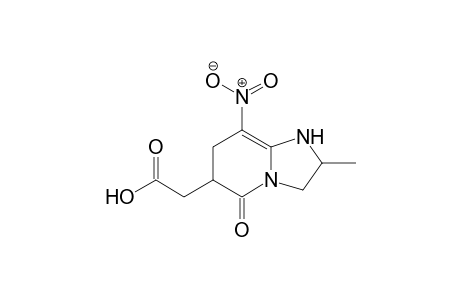 2-(1,2,3,5,6,7-Hexahydro-2-methyl-8-nitro-5-oxoimidazo[1,2-a]pyridin-6-yl)acetic Acid