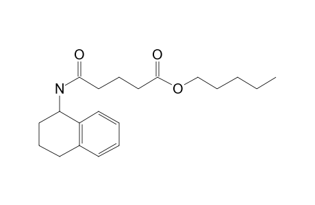 Glutaric acid monoamide, N-(1,2,3,4-tetrahydronaphth-1-yl)-, pentyl ester