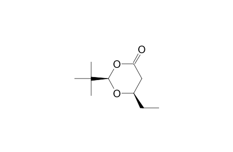 1,3-Dioxan-4-one, 2-(1,1-dimethylethyl)-6-ethyl-, (2R-cis)-