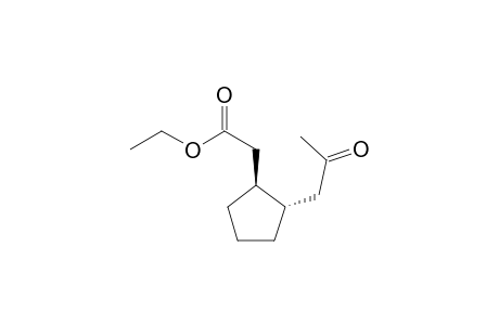 (1S,2S)-Ethyl 2-[2-(2-oxopropyl)cyclopentyl]ethanoate
