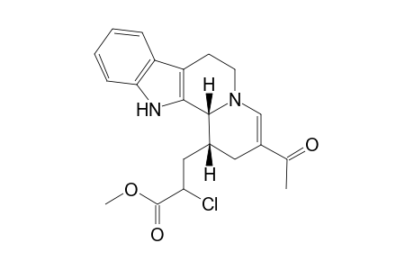 3-[(1R,12bR)-3-acetyl-1,2,6,7,12,12b-hexahydroindolo[2,3-a]quinolizin-1-yl]-2-chloropropanoic acid methyl ester