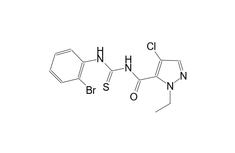 N-(2-bromophenyl)-N'-[(4-chloro-1-ethyl-1H-pyrazol-5-yl)carbonyl]thiourea