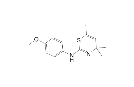 N-(4-Methoxyphenyl)-4,4,6-trimethyl-4H-1,3-thiazin-2-amine