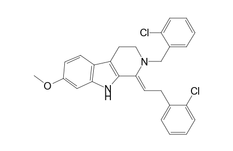 1H-Pyrido[3,4-b]indole, 1-[2-(2-chlorophenyl)ethylidene]-2-[(2-chlorophenyl)methyl]-2,3,4,9-t etrahydro-7-methoxy-