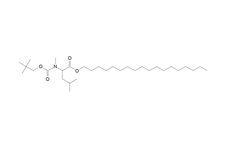 L-Leucine, N-neopentyloxycarbonyl-N-methyl-, octadecyl ester