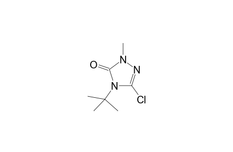 4-tert-Butyl-3-chloro-1-methyl-.delta.(2)-1,2,4-triazolin-5-one
