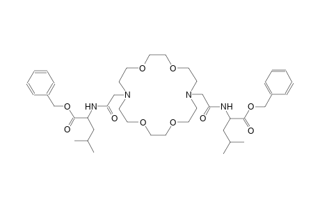 benzyl 2-[({16-[2-({1-[(benzyloxy)carbonyl]-3-methylbutyl}amino)-2-oxoethyl]-1,4,10,13-tetraoxa-7,16-diazacyclooctadecan-7-yl}acetyl)amino]-4-methylpentanoate