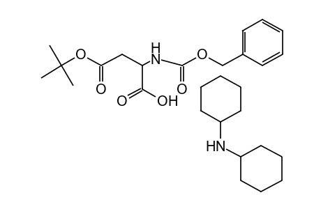 L-N-CARBOXYASPARTIC ACID, N-BENZYL 4-tert-BUTYL ESTER, COMPOUND WITH DICYCLOHEXYLAMINE
