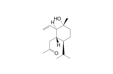 1-[(1S,2R,3R,6S)-2-ethenyl-3-hydroxy-3-methyl-6-propan-2-ylcyclohexyl]-2-propanone