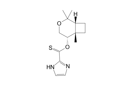 (-)-(1R,5S,6S)-5-O-Thiocarbonylimidazolyl-2,2,6-trimethyl-3-oxabicyclo[4.2.0]octane