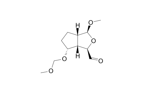 (1R,3S,3aS,6R,6aS)-3-methoxy-6-(methoxymethoxy)-3,3a,4,5,6,6a-hexahydro-1H-cyclopenta[c]furan-1-carbaldehyde