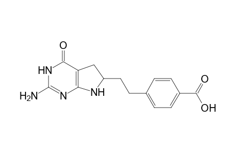 4-[2-(2-(Pivaloylamino)-4(3H)-oxo-5,6-dihydro-7(H)-pyrrolo[2,3-d]pyrimidin-6-yl)ethyl]benzoic acid