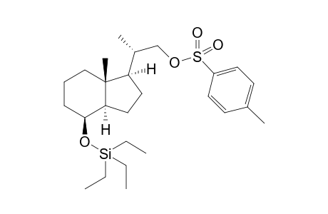 (8S,20S)-Des-A,B-8-[(triethylsilyl)oxy]-20-[(p-toluenesulfonyl)oxy]methyl-pregnane