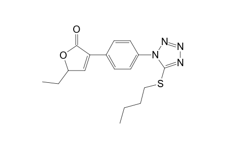 3-[4-(5-Butylsulfanyl-tetrazol-1-yl)-phenyl]-5-ethyl-5H-furan-2-one