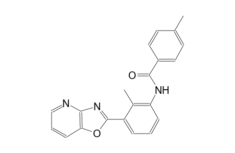 benzamide, 4-methyl-N-(2-methyl-3-oxazolo[4,5-b]pyridin-2-ylphenyl)-