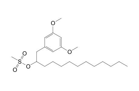 1,3-Dimethoxy-5-[2'-(methanesulfonyloxy)tridecyl]benzoate