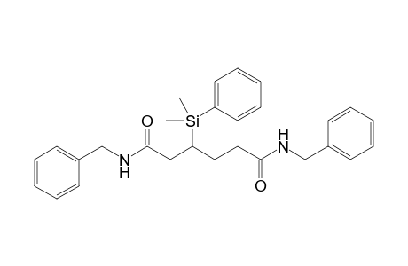 3-[dimethyl(phenyl)silyl]-N,N'-bis(phenylmethyl)hexanediamide