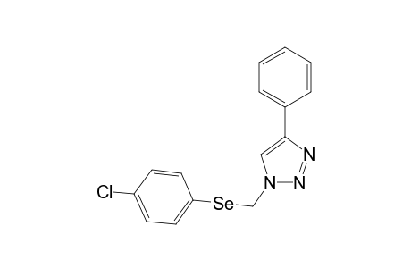 4-Phenyl-1-(4-chlorophenylselanylmethyl)-1,2,3-triazole