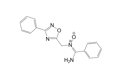 3-Phenyl-5-[amino(phenyl)methyleneimino]methyl-1,2,4-oxadiazole-N(imino)-oxide
