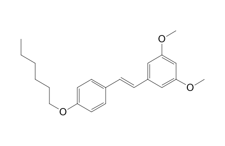 (E)-1-[4-(Hexyloxy)phenyl]-2-(3,5-dimethoxyphenyl)ethene